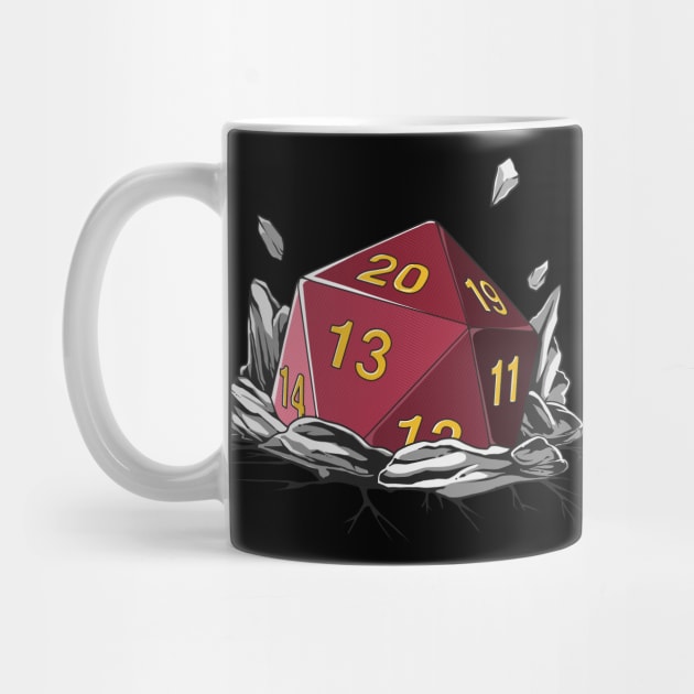 Critical Roll DM Tabletop Gaming Gift Dragons D20 Dice Set Print by Linco